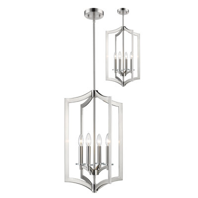Lustre géométrique à 4 lumières Lilou
