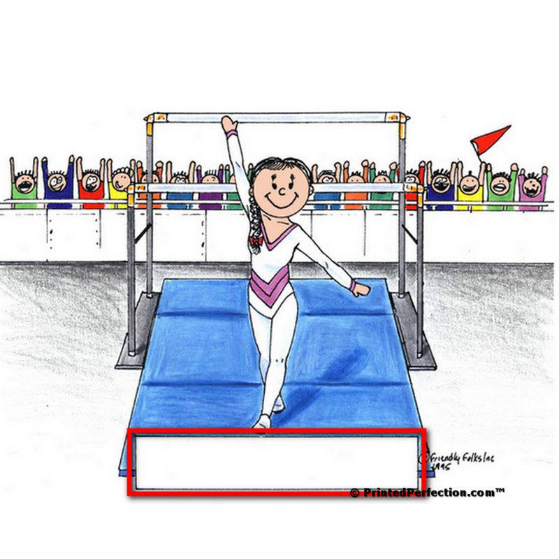 Gymnastique personnalisée - Porte-clés en acrylique pour femme, Oui