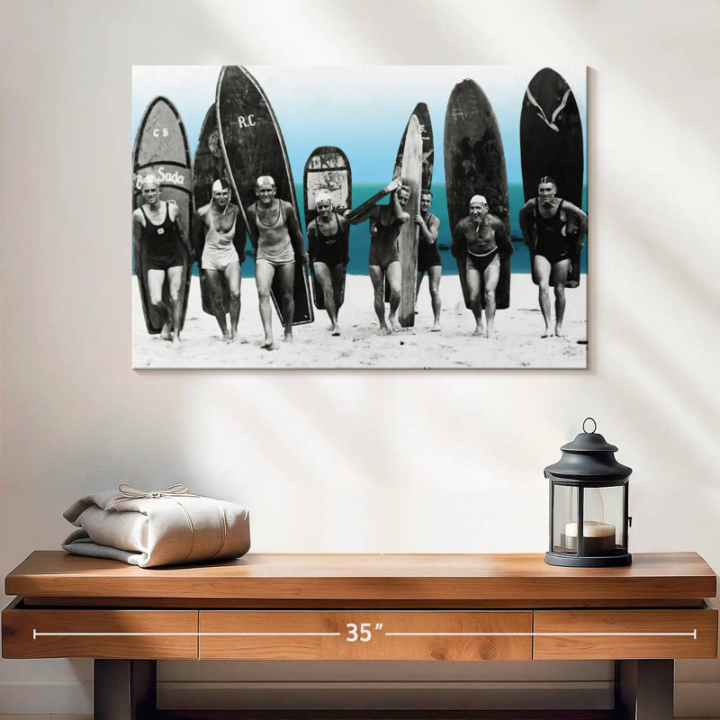 Senne Surf's Up, 1922, H 16 po x l 24 po
