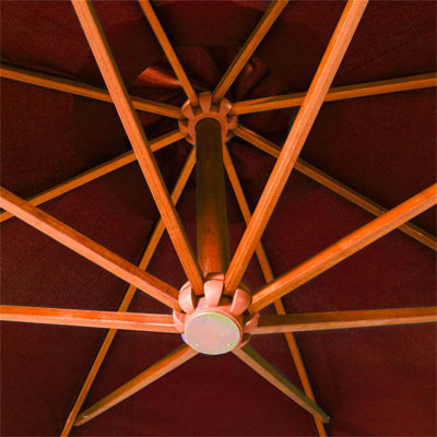 Elin 350 cm W X 350 cm D Octagonal Cantilever Parasol with Crank Lift