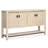 Trestle Dining Table With 6 Side Chairs And Buffet-2140310596