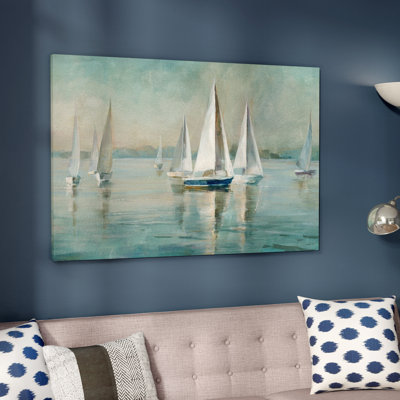 " Sailboats at Sunrise "