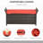 Outdoor Pe Patio Storage Bench, 27 Gallon, Red, With Handles And Cushion, Adds To Furniture Appeal Gallon Holder In Cushion For