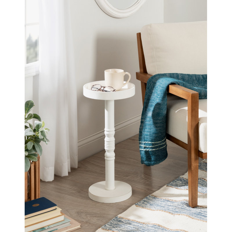 Hornby End Table, White
