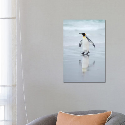 King Penguin On Falkland Islands. by Martin Zwick - Wrapped Canvas Gallery-Wrapped Canvas Giclée