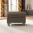 Upholstered Ottoman with Birch Wood Legs-797309468