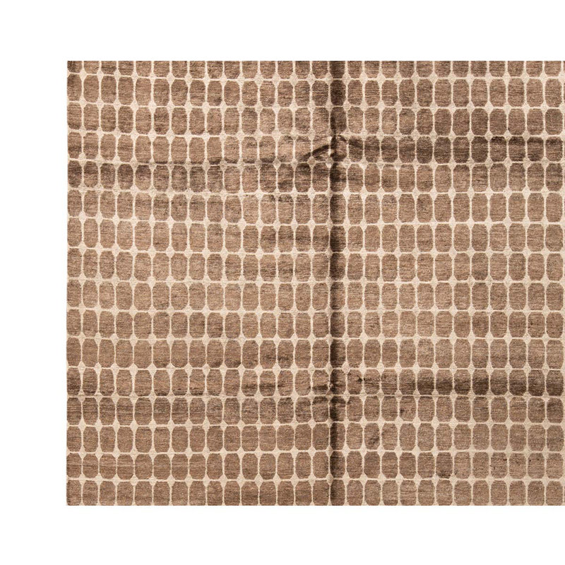 Geometric Area Rug in Ivory