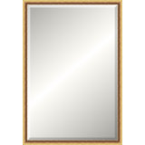 Distressed Gold Old World Mirror