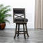 Tabouret pivotant à hauteur de comptoir, tissu et tabouret élégant, siège en tissu, siège confortable moderne-1204154052-1204154054
