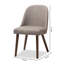 Chaise d'appoint rembourrée en bois massif Conde-28199602