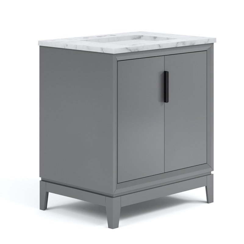 Elizabeth 30'' W Single Vanity, Cashmere Gray