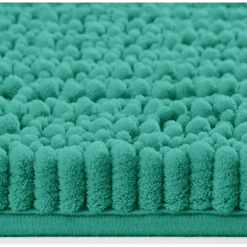 Tapis pour salle de bain Soft, Turquoise