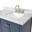 Cambridge 43'' Single Bathroom Vanity with Carrara Marble Top-1110030756