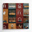 Art sur toile brun, "Farm Quilting"-2093051354