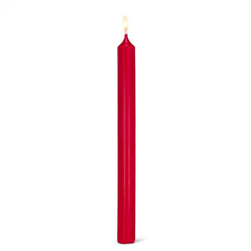 Bougie cylindrique, 12" x 1" Pillar, Rouge