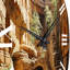 Horloge murale Canyon Passage Pointillism I-93396676