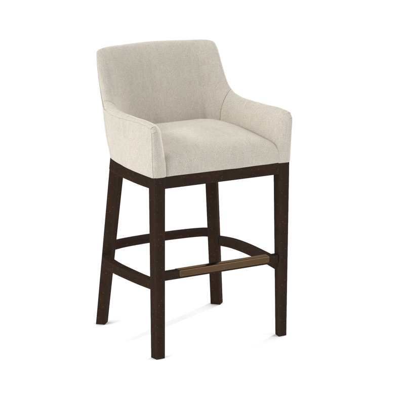 Upholstered Stool, Espresso, 61363-89