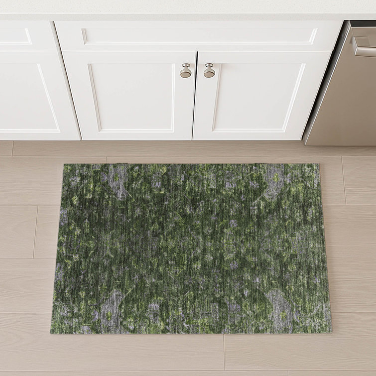 Machine Washable Indoor/Outdoor Bingel ACN2322 Global Rug
