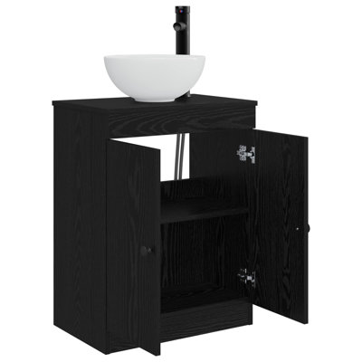 Single Bathroom Vanity with Ceramic Basin