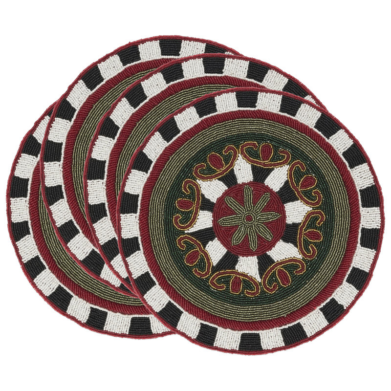 Reine Design Glass No Pattern Round Placemat