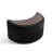 Niama Curved Chenille Storage Ottoman-607395557
