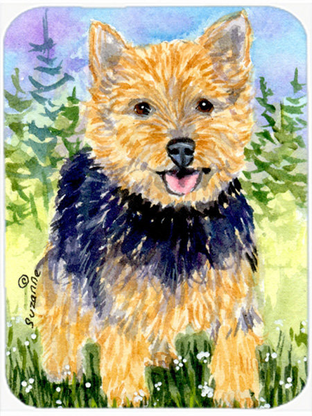 Planche à découper en verre east urban home norwich terrier