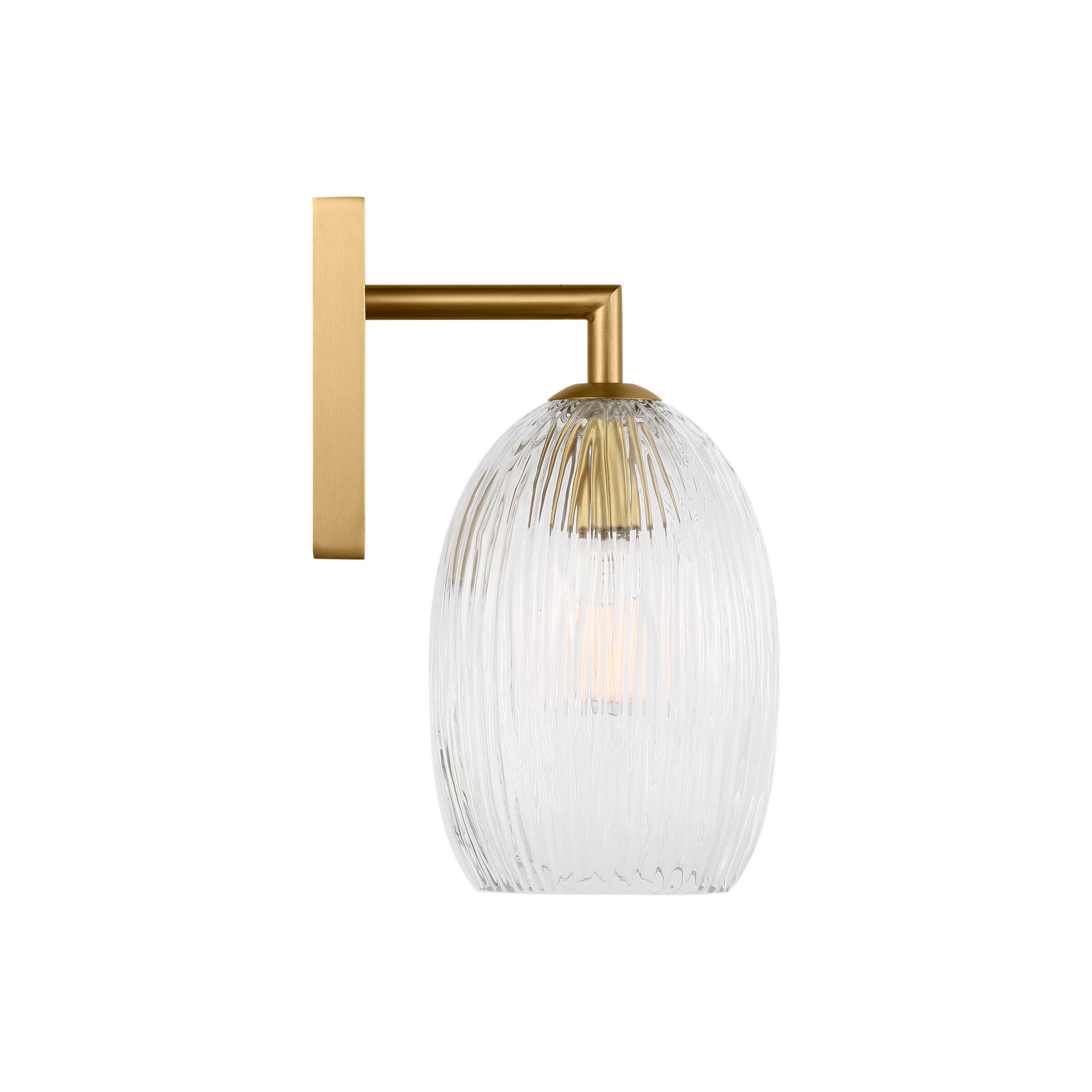 Serafina 10 Sconce, Burnished Brass