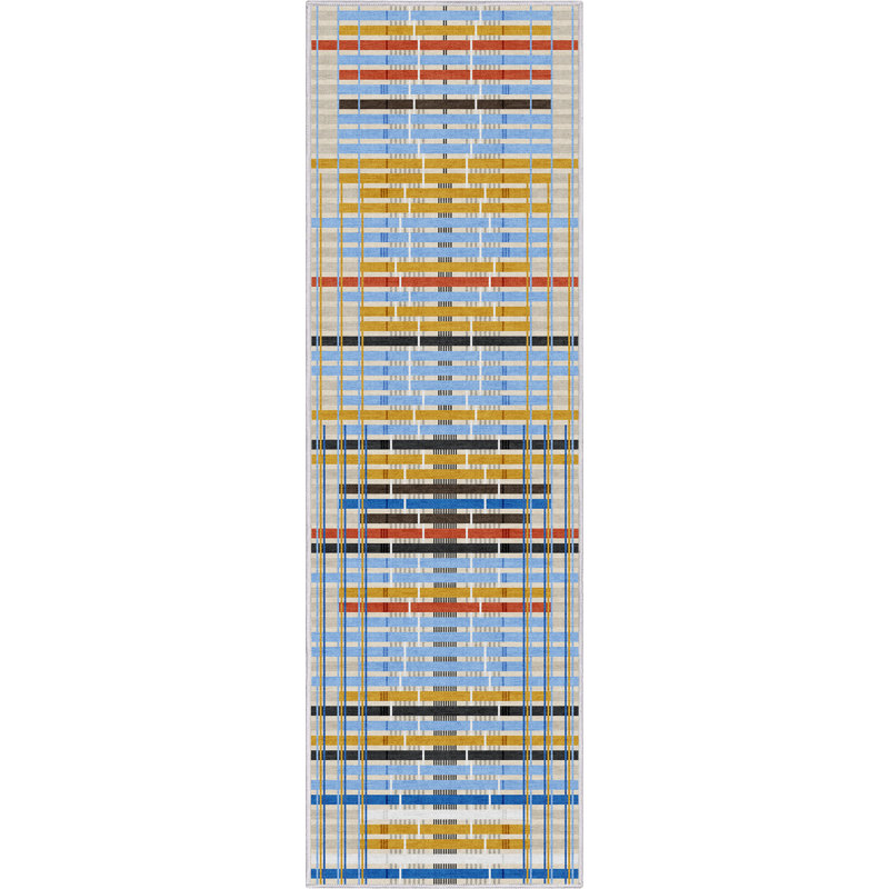  Tapis multicolore à motif géométrique Apollo Unraveling Stories, Rectangle 7 pi 10 po x 9 pi 10 po