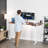 VIVO Single Motor Electric Desk with Push Button Memory Controller-97735790-97735788