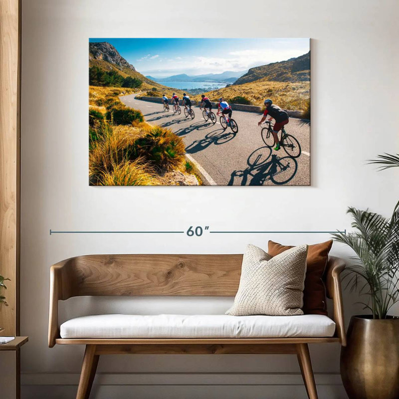 Senne Cycling Sports Group, 30" H x 45" W
