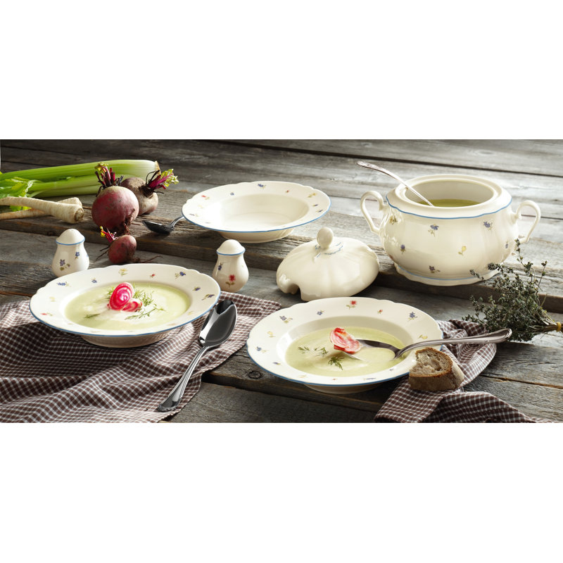 12 Piece Porcelain Dinnerware Set - Service for 6