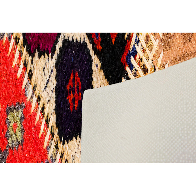 Luxurious Woven Carpet Rug, 2.6 x 4.0 ft | 100% Polyester, 0.4 in Pile Height | Antibacterial & Non-Slip PVC Dot Underside | Machine Washable, 3D Digital Printing | Perfect for Living Room & Bedroom Decor