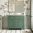 36" Green Modern Freestanding Bathroom Vanity With Ceramic Sink, 4 Drawers & 2 Cabinets For Ample Storage