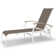 Askar Outdoor Rust-Resistant Metal Chaise Lounge