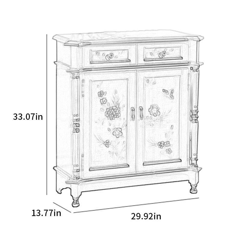 9 Pair Shoe Storage Cabinet