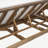 Outdoor Wooden Sunbed Double Chaise Lounge-1200905013