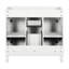 Meuble-lavabo moderne de 36 pouces avec portes et tiroirs à fermeture en douceur (comptoir de lavabo non inclus) | Idée de cadeau-122516967