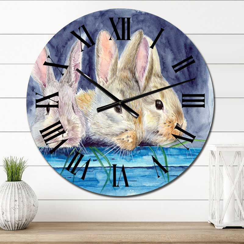 Très grande horloge murale Millie-Beth, Moyen