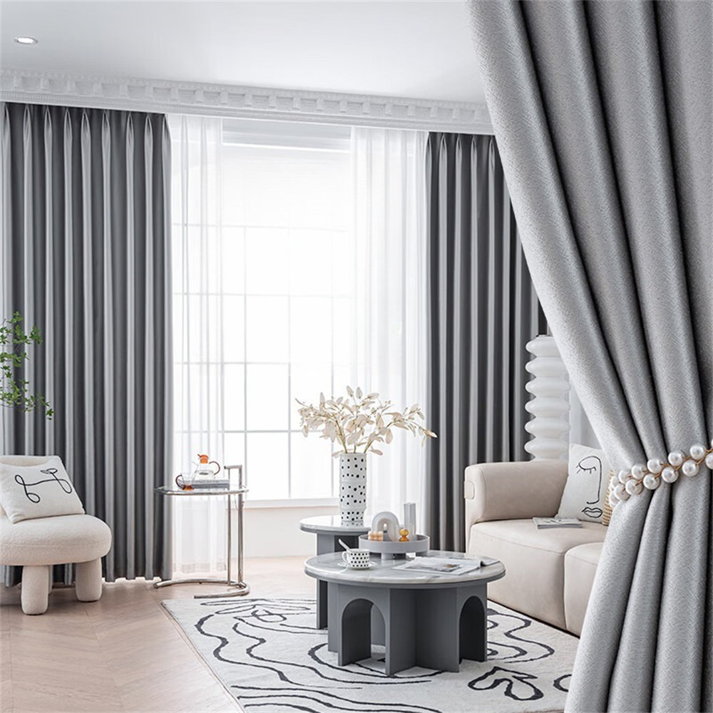 ZCHUANG Blackout Curtain - Ready-Made Fabric Drapery For Bedroom ...