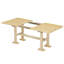 Ensemble de table de salle à manger extensible de 76 pouces Farmhouse-1772245017-1772245016