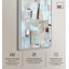 Toile moderne Art Remedy Midcentury, lignes croisées-111215521-111215522