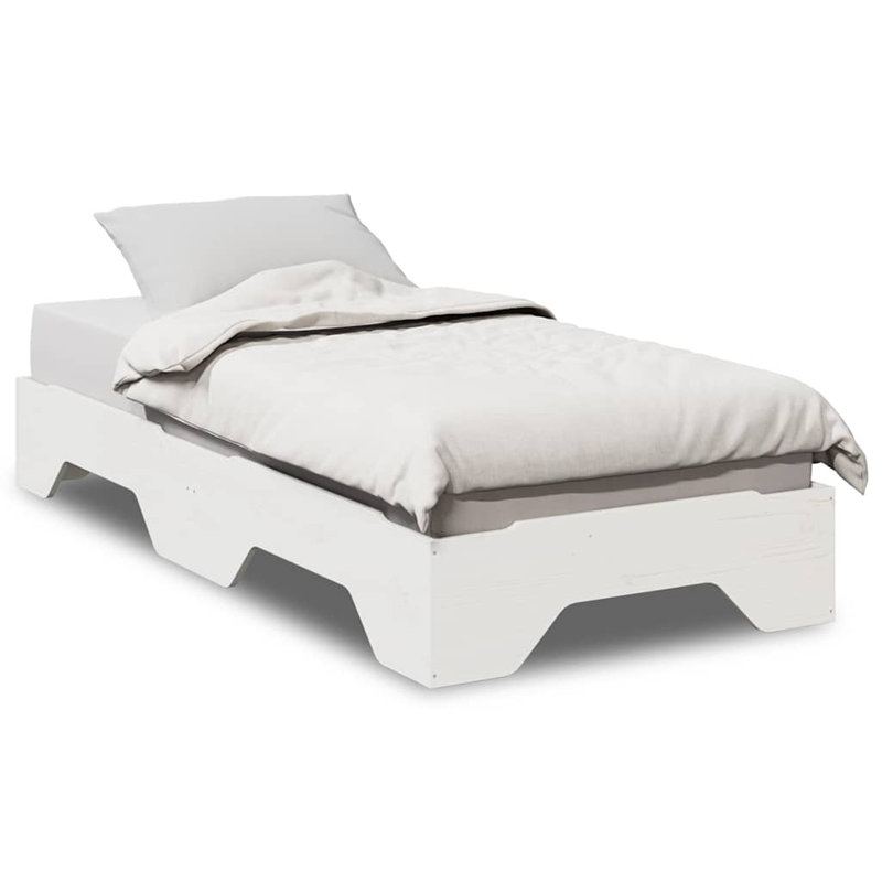Solid Wood Bed, Small Single (2'6)