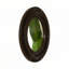 Miroir rond en bambou tissé à la main