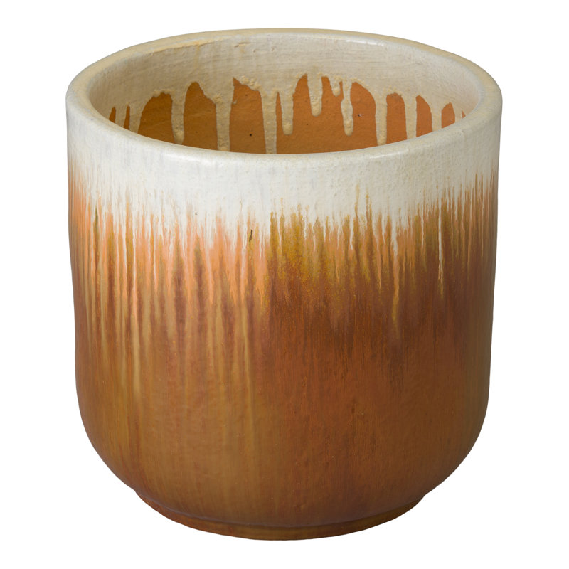 POT DE FLEURS, AMBRE, H 20 po x l 20 po x P 20 po