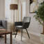 Metal Dining Chairs in Hide Leather-883128699