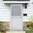 Deluxe Steel Security Door, 36×80inch Iron Security Storm Door Conveys-97291190