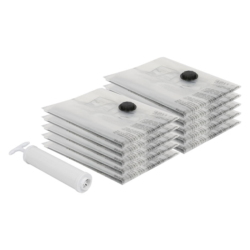 Harbour Housewares Vacuum Storage Bags with Hand Pump