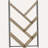 5-Tier Etagere Bookshelf with V-Shaped Slanted Shelves, Metal Frame-1928846904