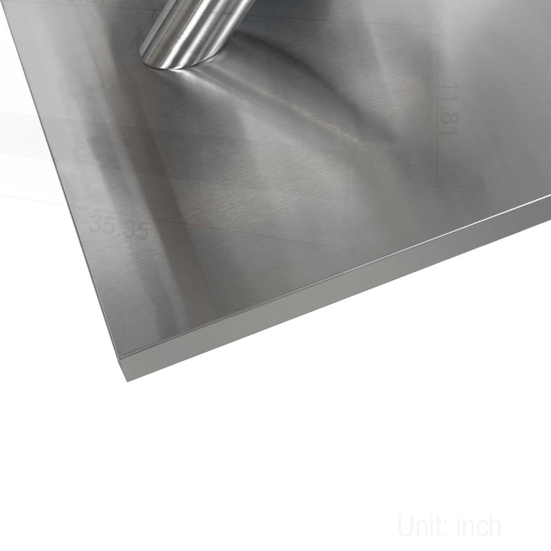 Martsen Ksajlpo rectangulaire, Blanc, H 29,72 po x L 43,25 po x l 31,5 po