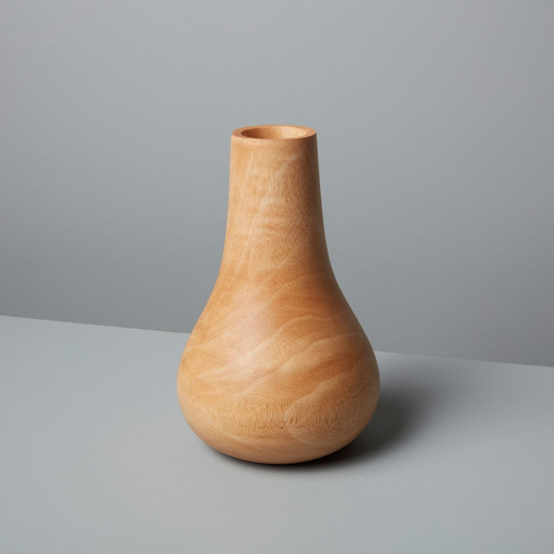 Vase en bois de manguier